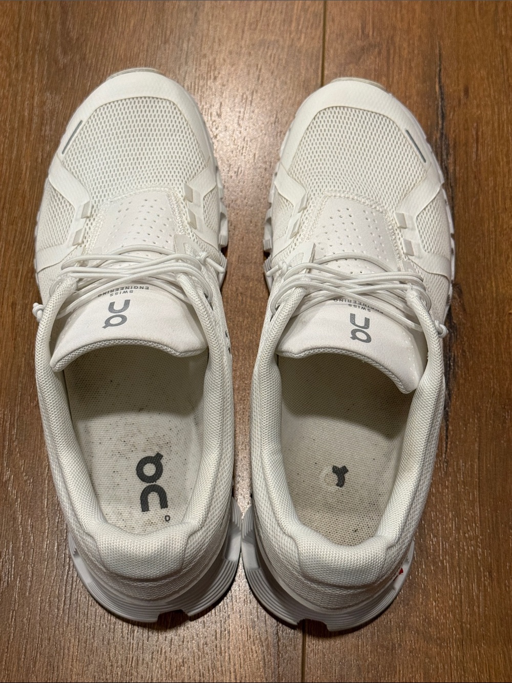 On Running Cloud 5 Women’s Size 8.5 W8.5 Athletic Shoe All White Training Workou - Picture 12 of 12